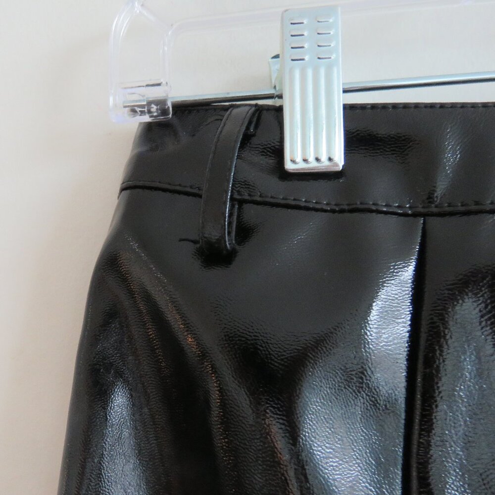 I.AM.GIA Nikole Black Faux Vegan Patent Leather Pants - Women's Size M NWT - Picture 12 of 14